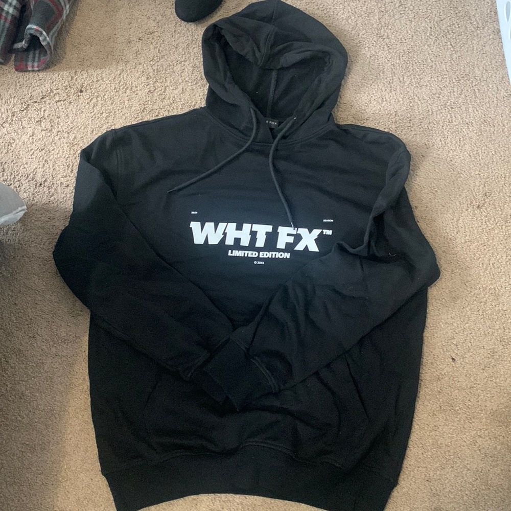 White fox hoodie